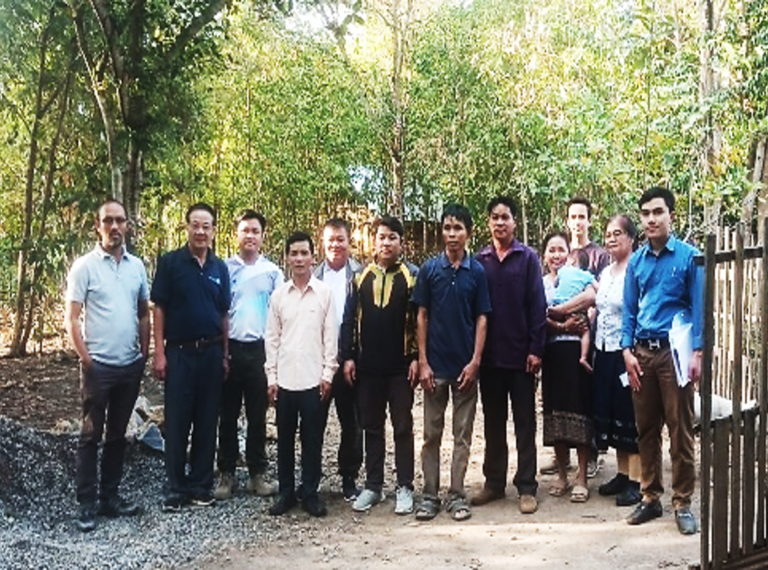 IM team visited the impact area of Nam Piew subproject, Xieng Khoang